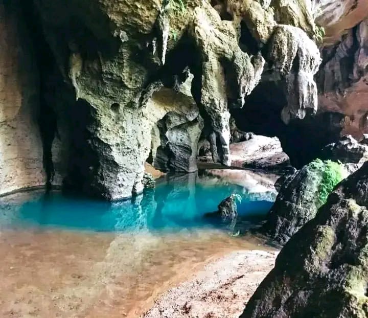 Lagon cristallin de Madagascar vue aérienne
